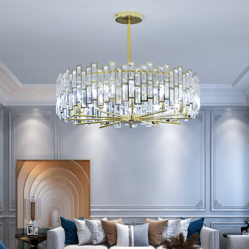 轻奢吊灯水晶客厅主灯现代简约卧室餐厅灯具2022年客厅吊灯
