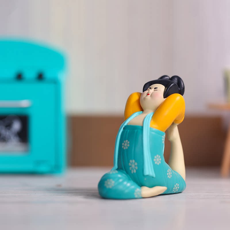 棒潮活化仕女女的日常瑜伽篇盲盒光彩照人系列潮玩潮玩盲盒