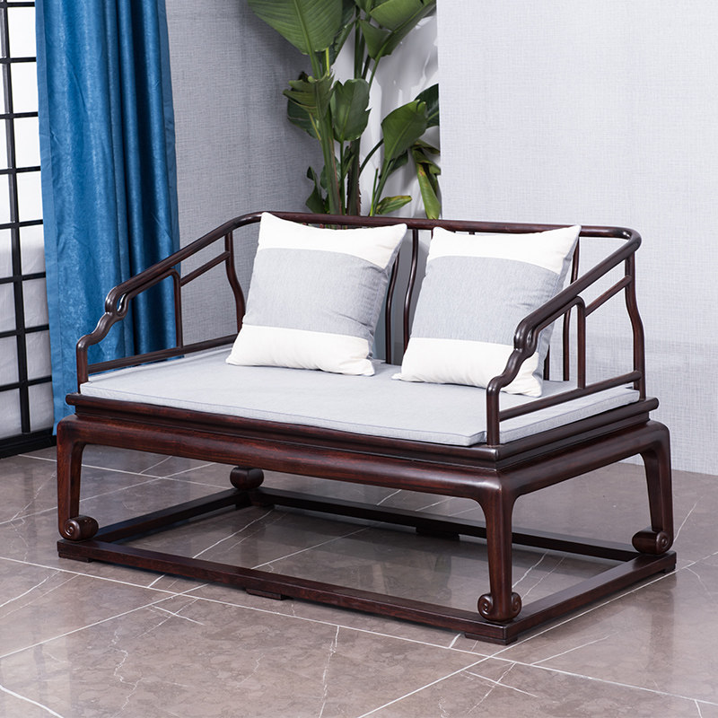 小户轻奢实木现代简约红木家具中式酸枝新中式123组合实木沙发