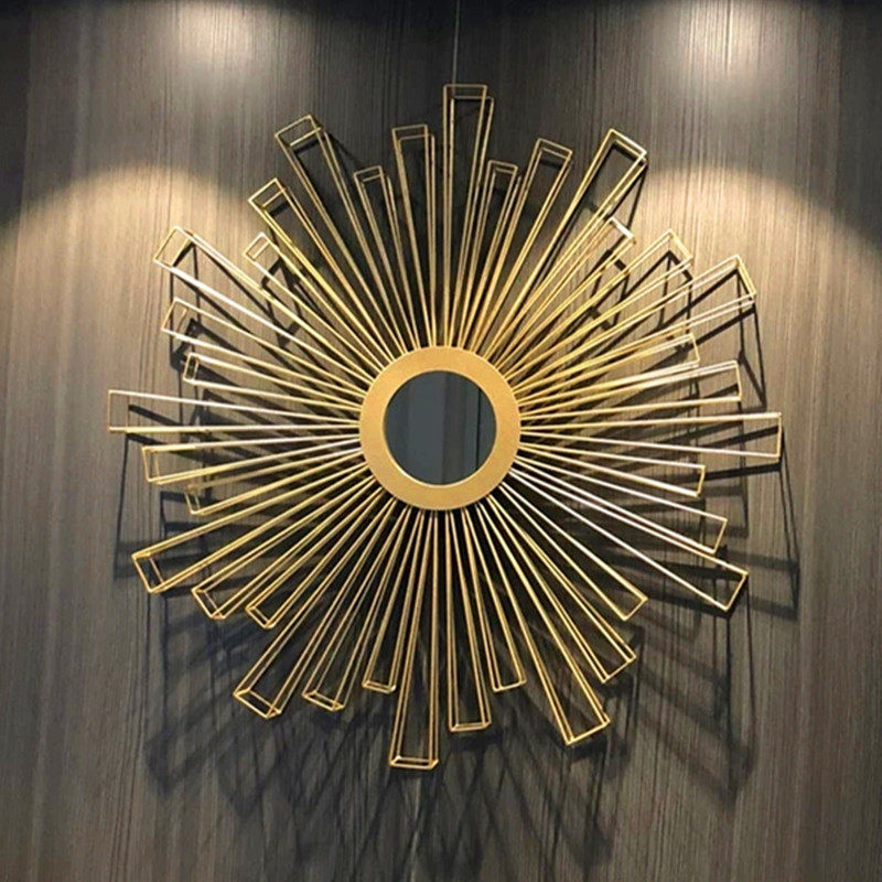 立体铁艺太阳镜壁饰欧式壁挂墙饰客厅餐厅墙面壁饰