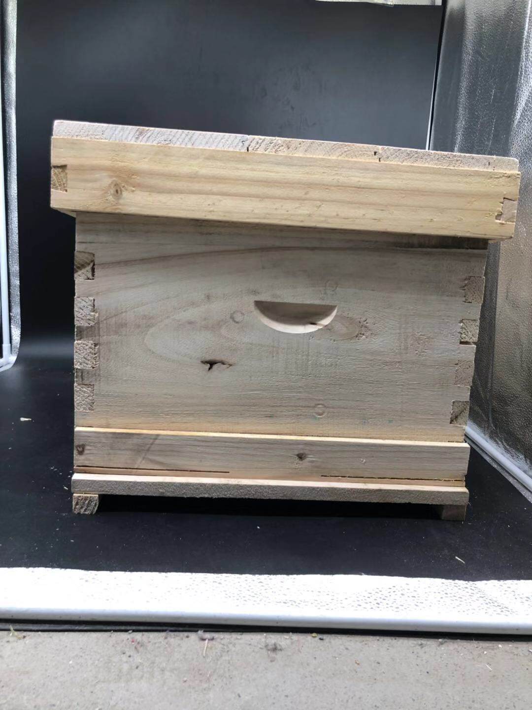 泡桐木蜂箱中蜂炭化蜂箱碳化蜂箱国宝蜂箱十框蜂箱七框箱厚2公分
