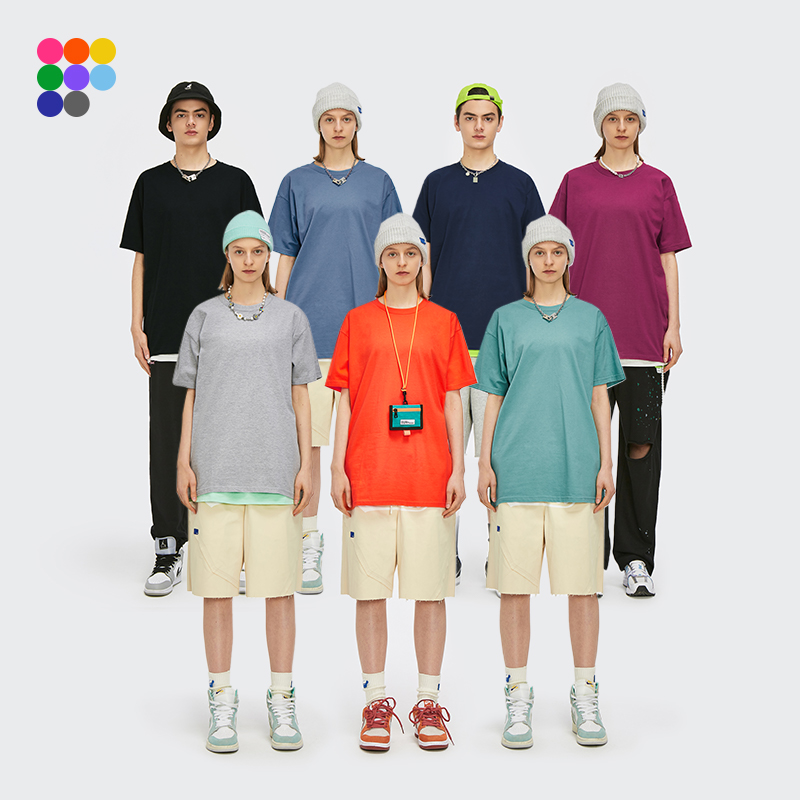 膨胀潮牌│夏季简约纯色打底T恤男纯棉内搭休闲基础款短袖体恤