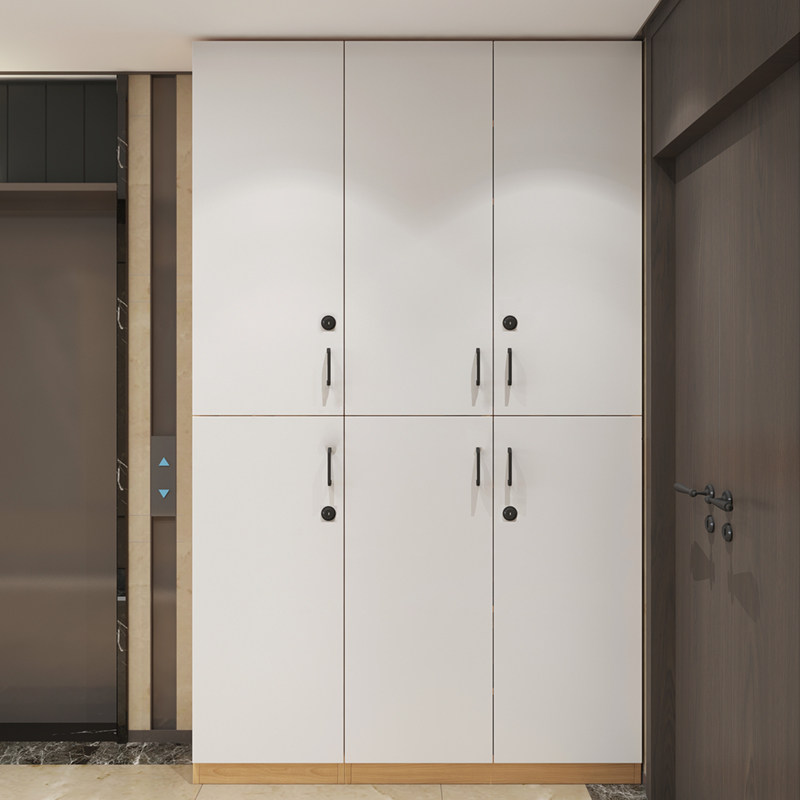 家用门口密码锁入户鞋柜门外过道楼梯电梯间定制鞋柜