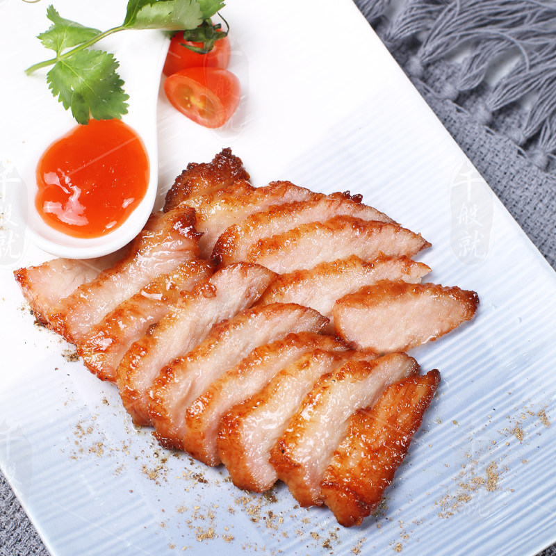 千般爽脆猪颈冷冻颈肉500g6片中西餐香煎调理生猪肉