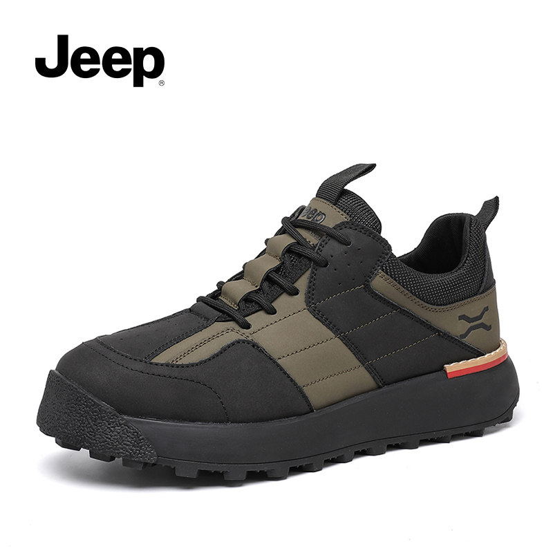 jeep吉普秋季男鞋2021新款潮流百搭旅游休闲鞋户外运动鞋子男潮鞋