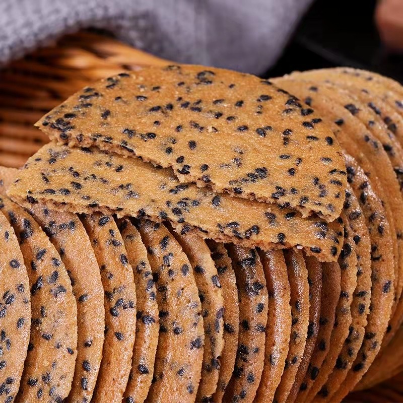 芝麻薄片饼干铁棍山药瓦片薄脆散装多口口味传统中式糕点