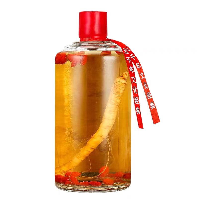 长白山人参枸杞酒52度白酒整箱特价酒纯粮食原浆送礼自饮泡药酒