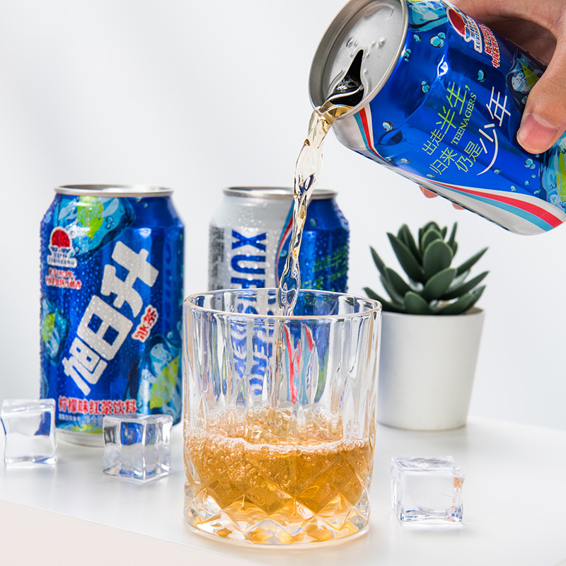 汇源旭日日升冰茶柠檬冰红茶凉茶水果饮料饮品茶饮料