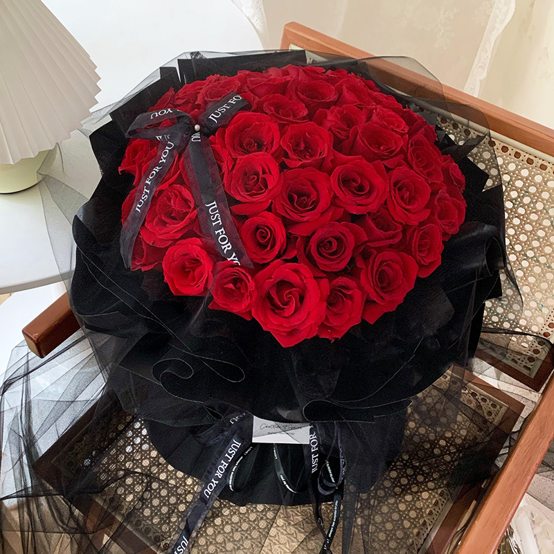 99朵玫瑰玫瑰花花束鲜花速递同城广州北京上海深圳鲜花速递同城