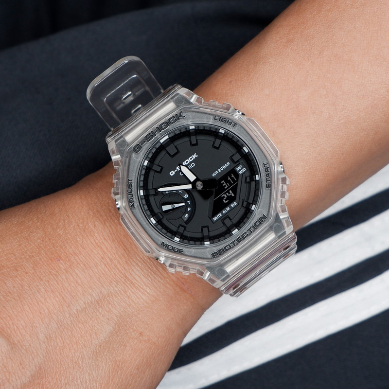 卡西欧gshock手表男女半透明农家橡树ga700ske2100ske110ske日韩腕表