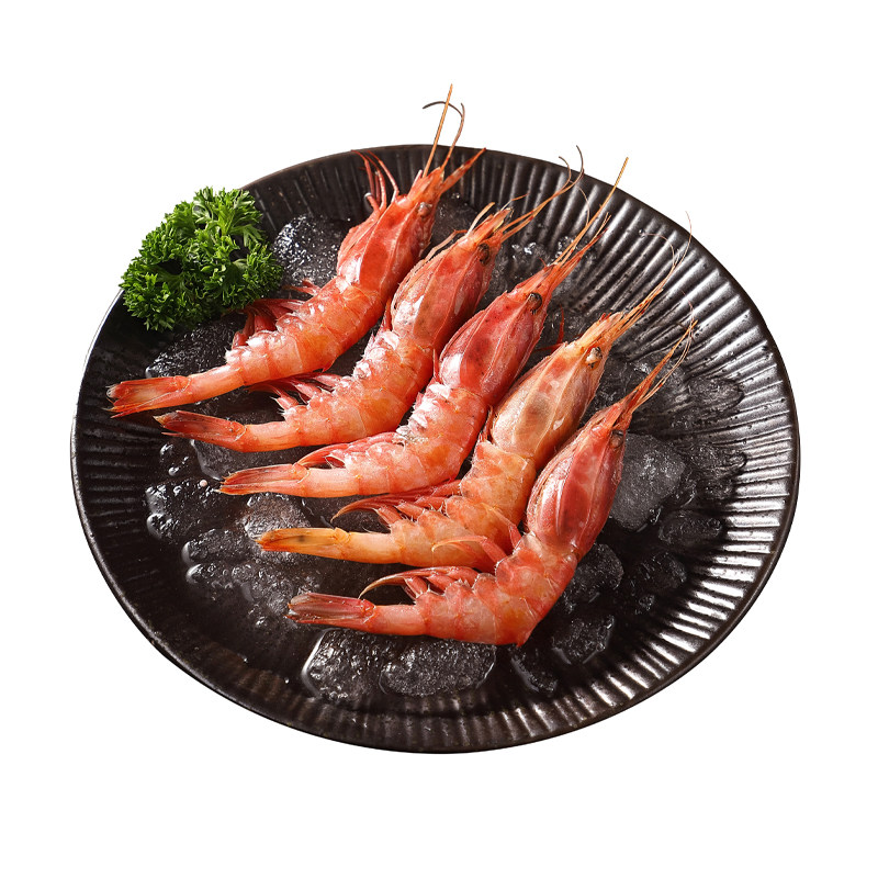牡丹南海甜虾1kg日料刺身鲜活冷冻红虾北极冻虾