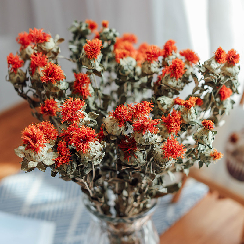 菠萝干花花束植物插花橱窗装饰软装配饰花艺干花