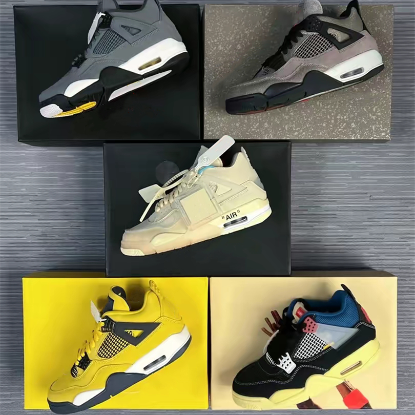 Jax aj4男鞋白帆电母乔4奥利奥运动大学蓝白蝉翼巴黎ow联名莆田鞋