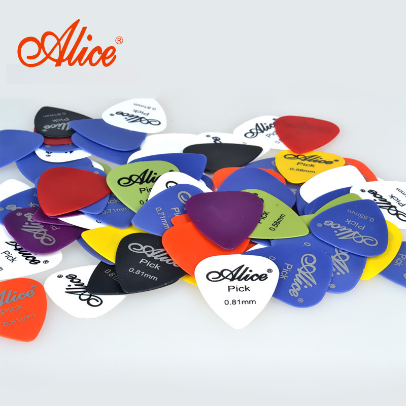 吉他正品alice爱丽丝拨片民谣木吉通用磨砂光面拨片