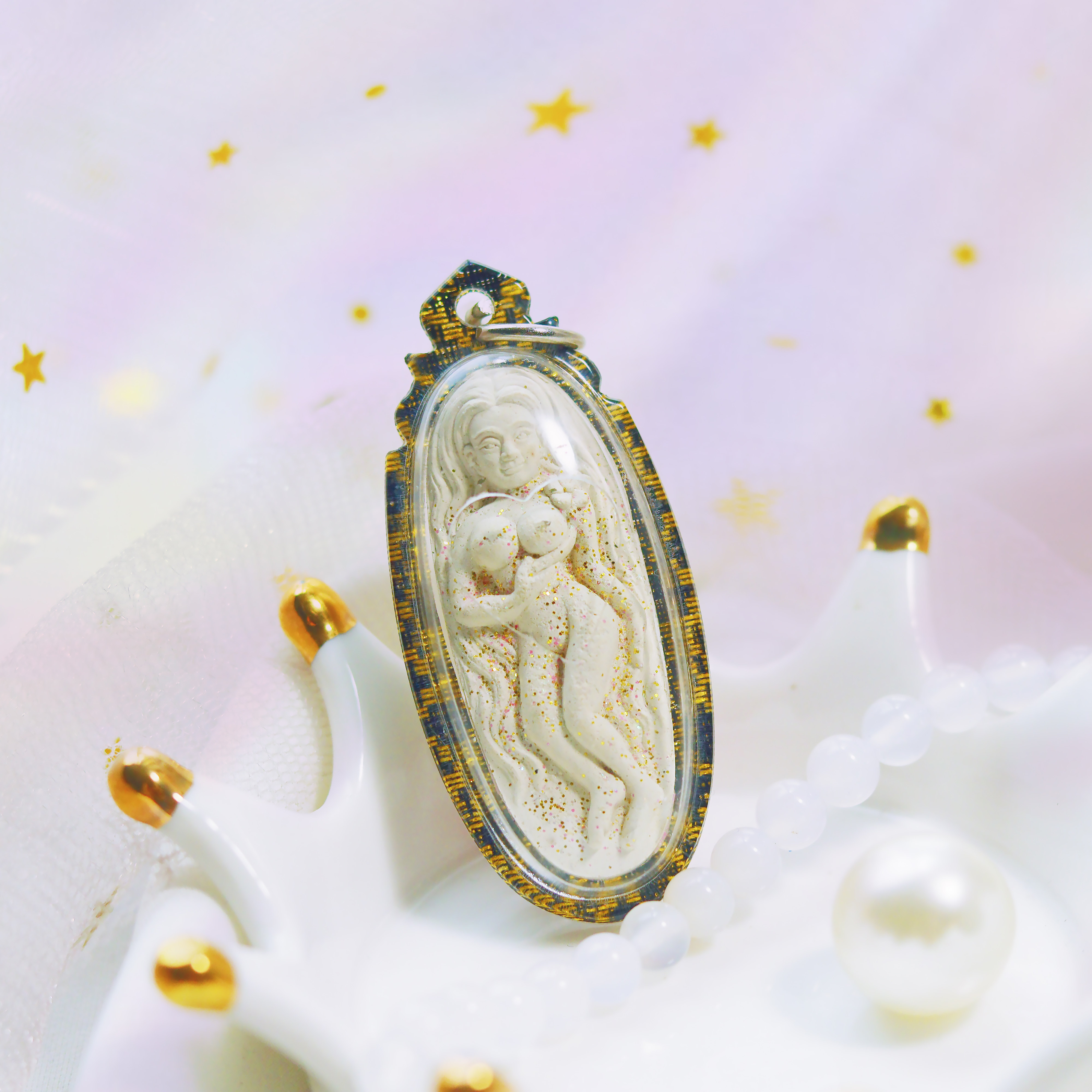 泰国特色真品佛牌古巴塔姆睡梦女神7年老店项坠