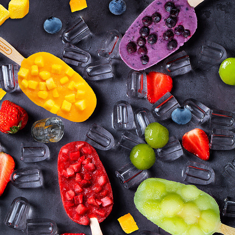 水果sunices圣纳茜斯混合8支葡萄蓝莓草莓芒果冰淇淋