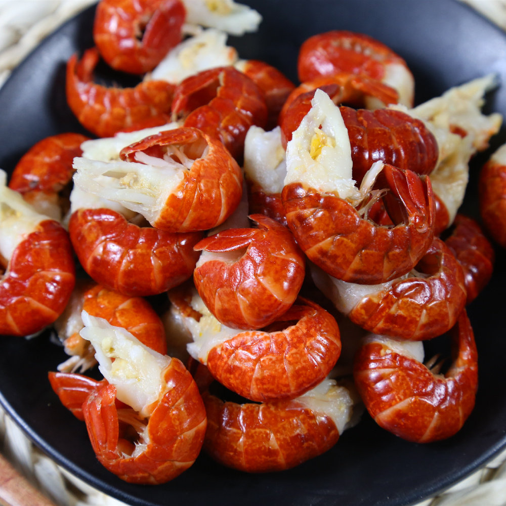 龙虾尾新鲜冷冻鲜活3斤特级现剥大号麻辣虾球无冰衣整箱速冻海鲜