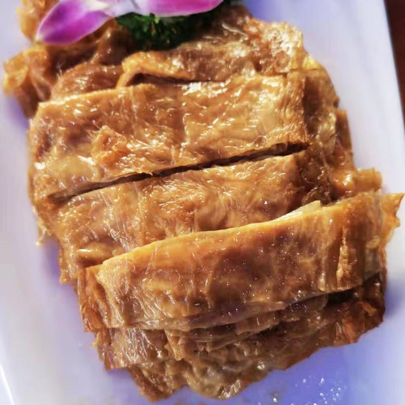 杭州特产豆腐皮即食素烧上海素鸭斋菜豆制品素食卤味素食