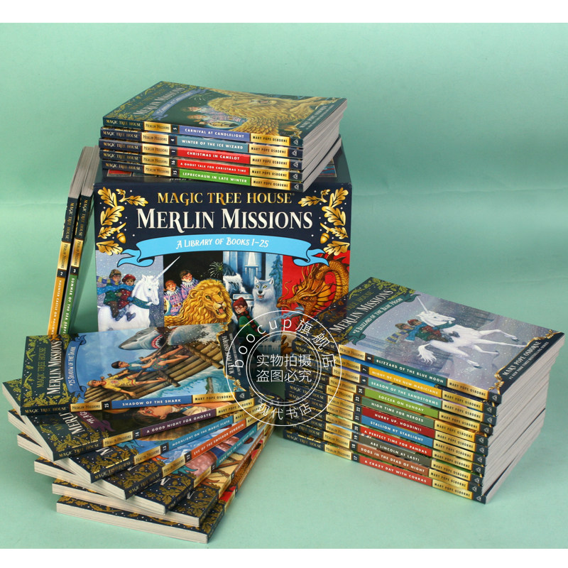 神奇树屋预售新版2952册125missionsmerlinhousetree儿童读物原版书