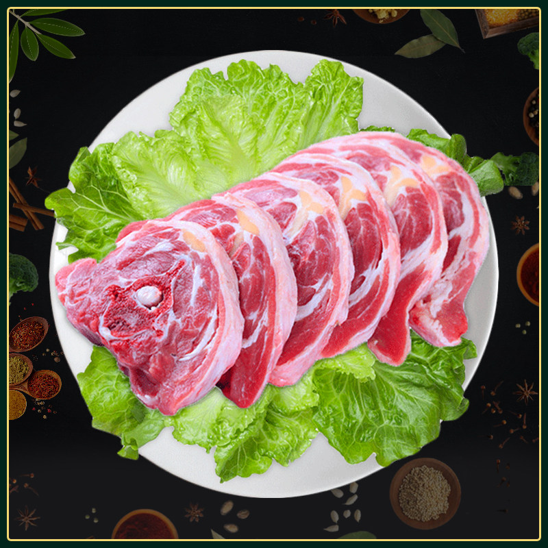 盐池羊肉新鲜4斤现杀正宗宁夏滩羊肉羊脖片生羊肉