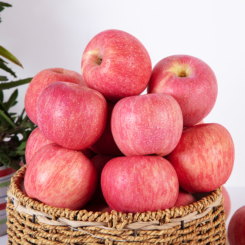 灵宝寺河山富硒苹果礼盒盒装15个精品一级大果苹果