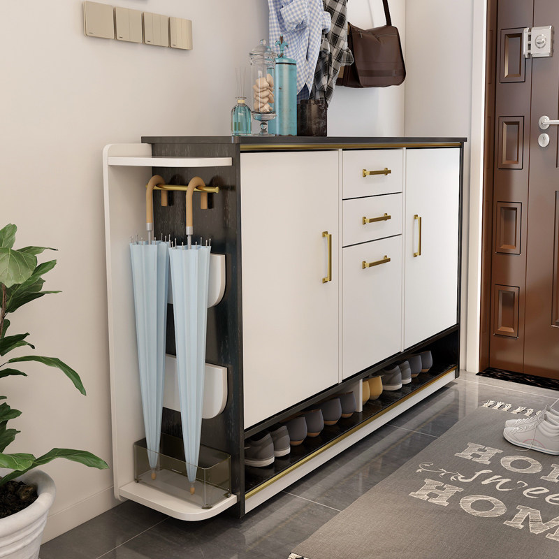 轻奢进门入户鞋柜家用门口外面大容量过道储物鞋柜