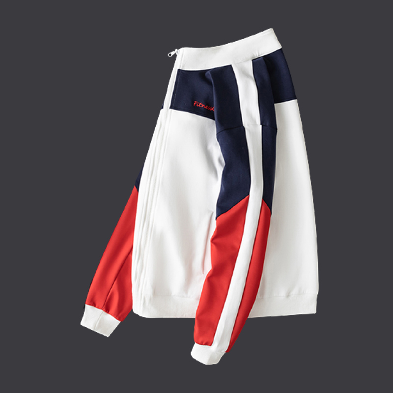 2022春秋新款男女同款纯棉运动夹克外套潮流帅气宽松卫衣上衣外套