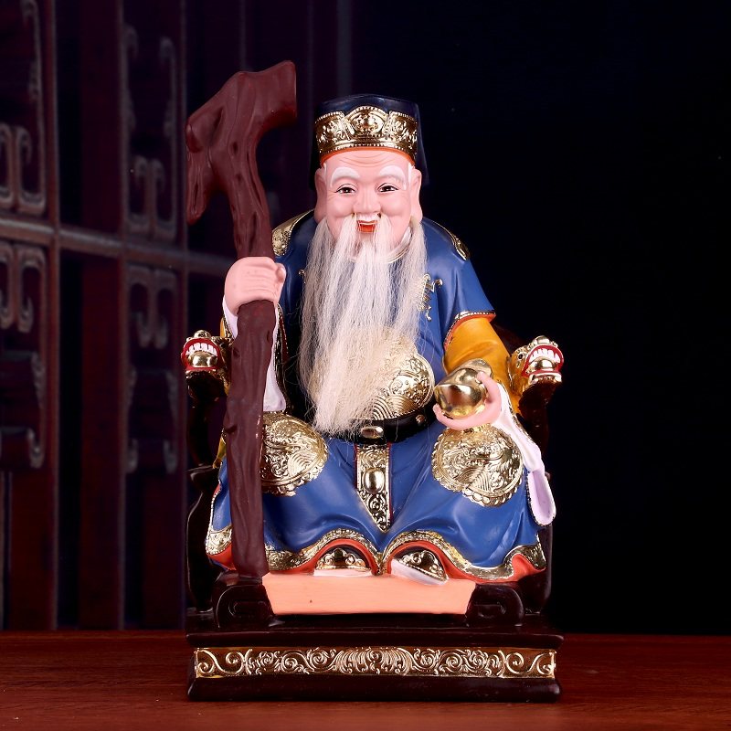 神像大伯伯公土地公财财神爷福德正神树脂道教摆件