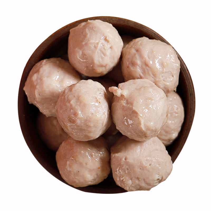 猪肉满减原味肉丸250g潮汕丸子手打手工麻辣烫肉丸