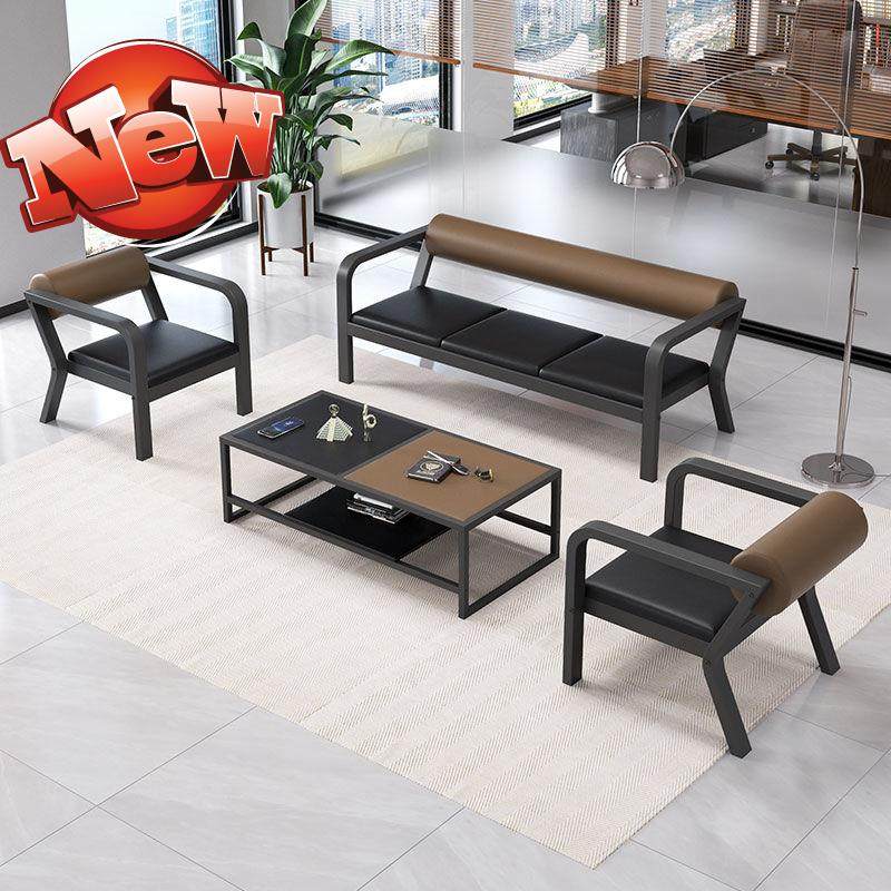 售楼部婚纱候接访谈律师所宾馆办公沙发两用皮艺休闲运动套装