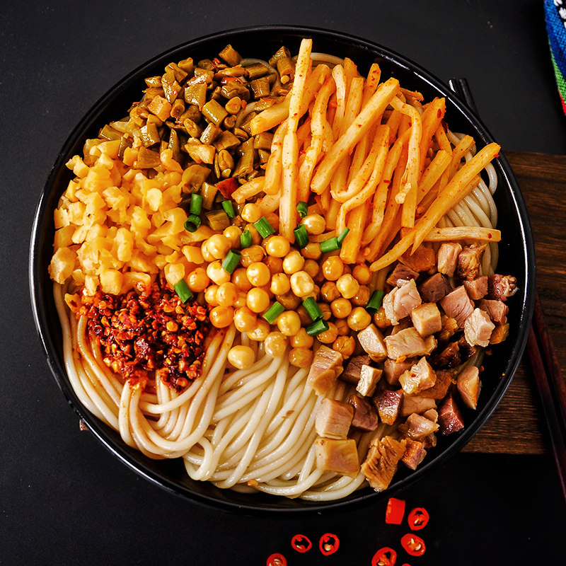 桂林米粉正宗速食袋装广西干捞粉拌粉鲜湿粉冲泡方便面