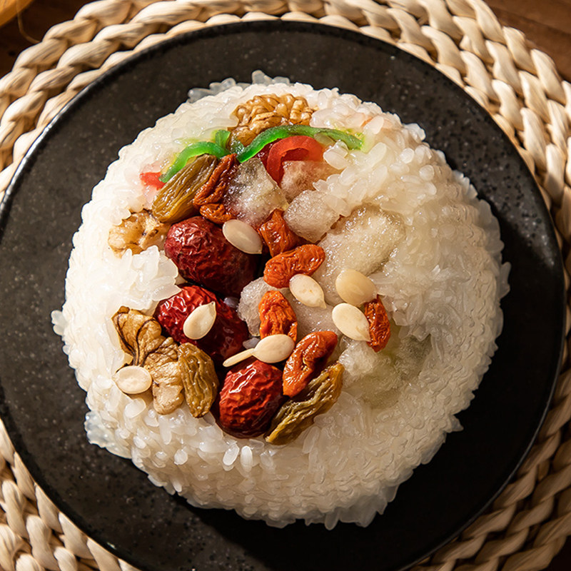 米饭乔家栅八宝饭血糯米红枣豆沙上海年货特产方便米饭
