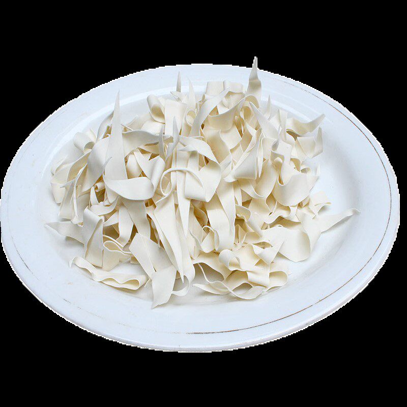 旗子面条早餐叶待煮汤面菱形柳叶面叶原味薄面面条