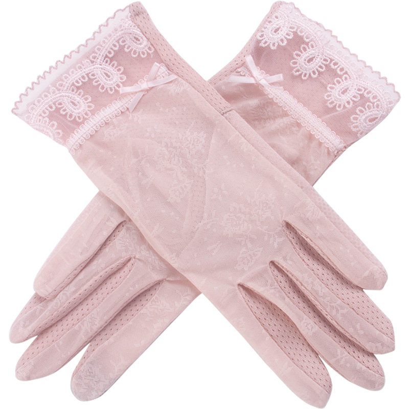 夏天防晒冰丝手套女薄款开车骑行骑行防防滑触屏手套