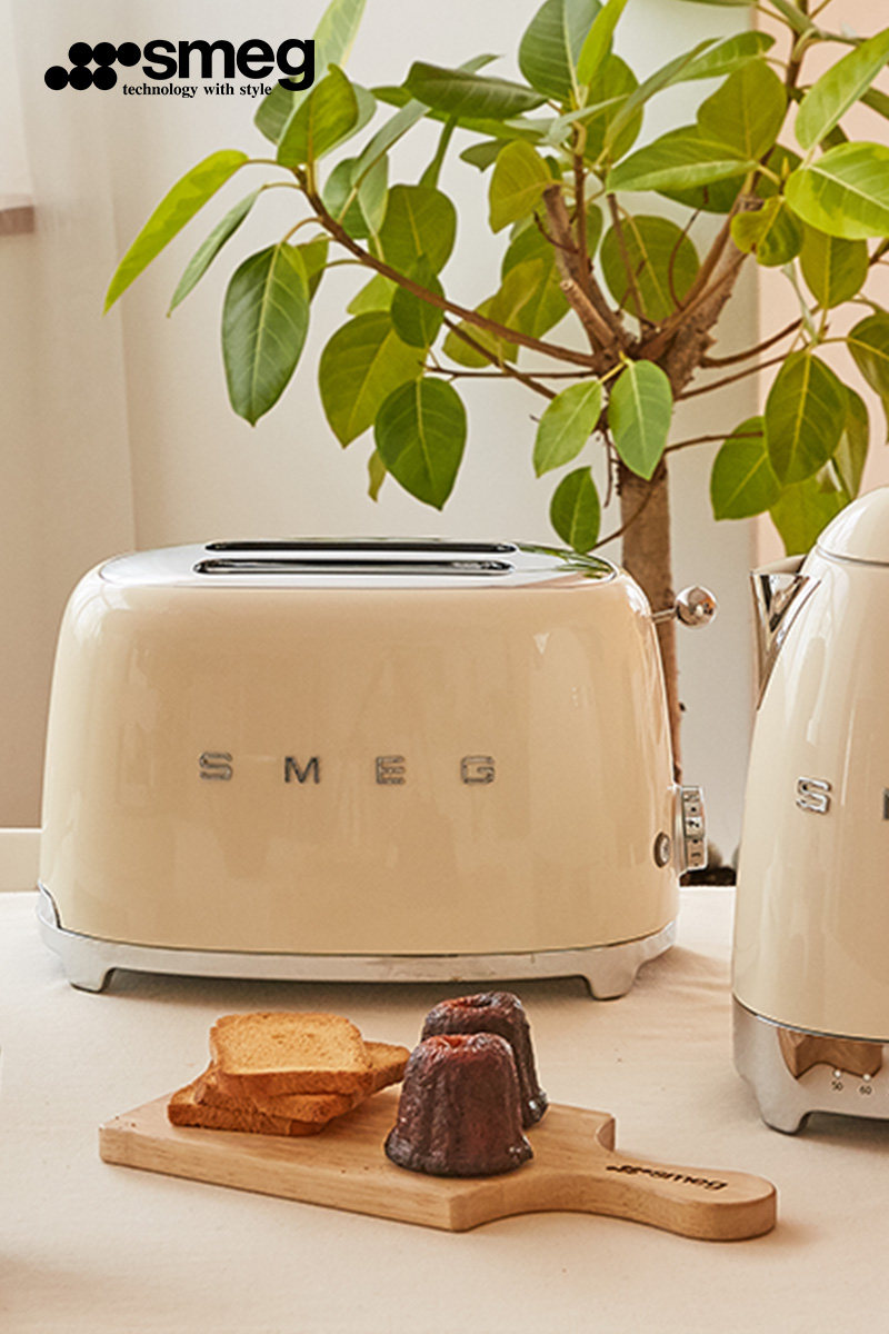 smeg意大利进口烤面包机tsf01电水壶klf04 咖啡机ecf01三件套多色