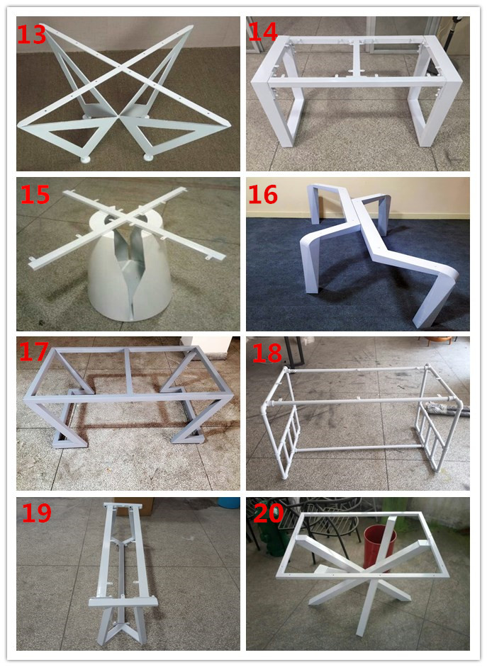 桌架定制铁艺桌腿支架桌脚大板桌茶几办公桌台脚餐台脚