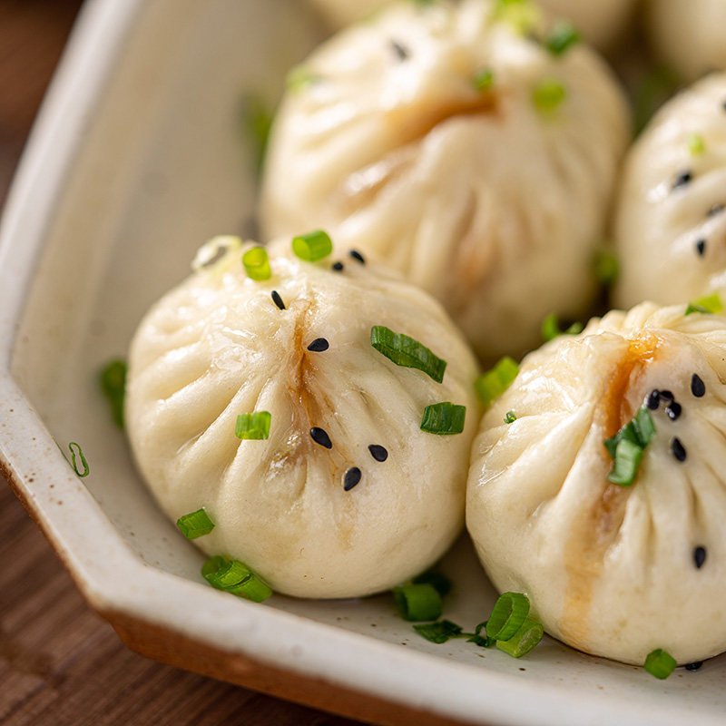 爱小小点发面小笼包蒸笼速冻杭州手工早餐速食包点