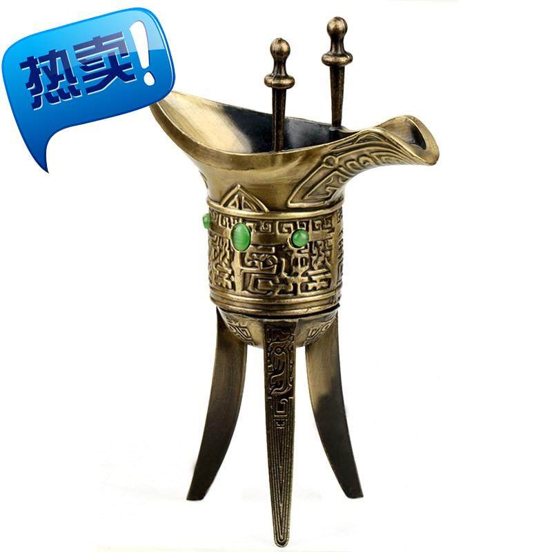 流觞曲水陶瓷耳杯羽觞羽杯创意酒杯摆件