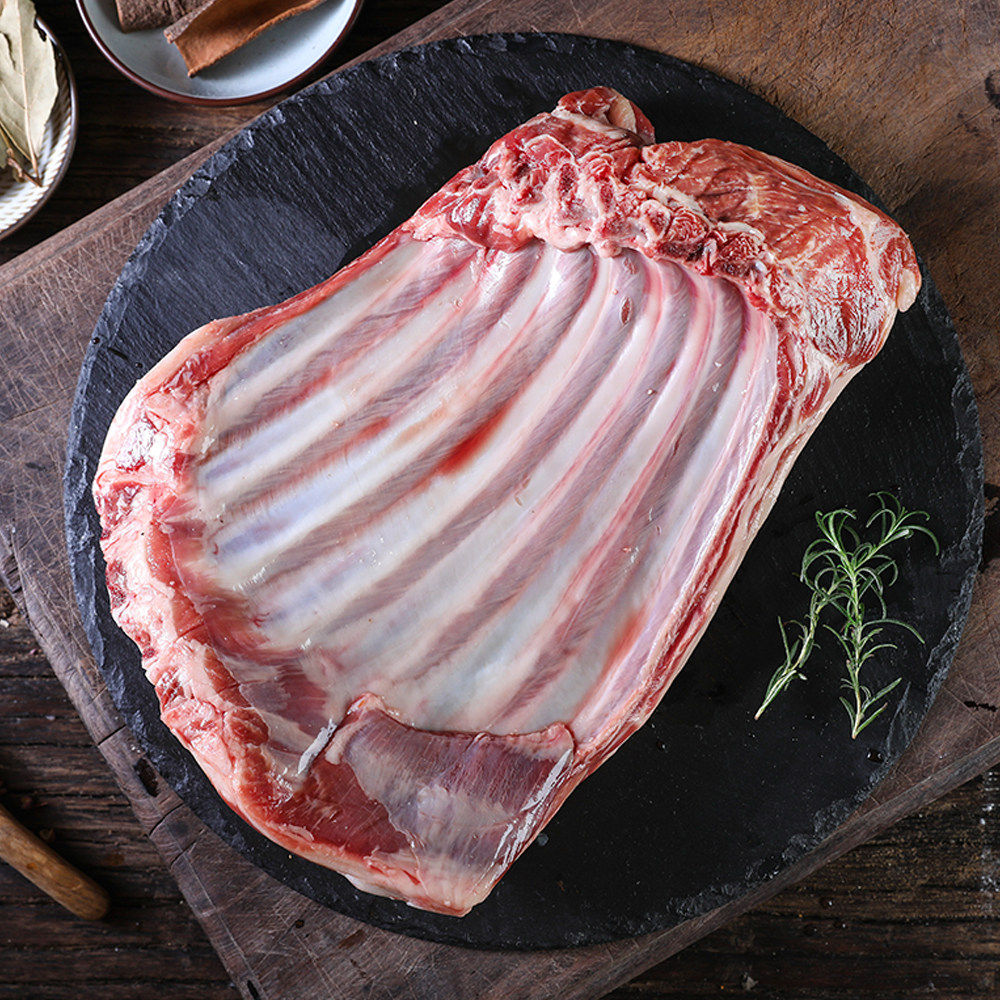 西鲜宁夏盐池滩羊羔羊新鲜1kg烧烤半成品食材生羊排