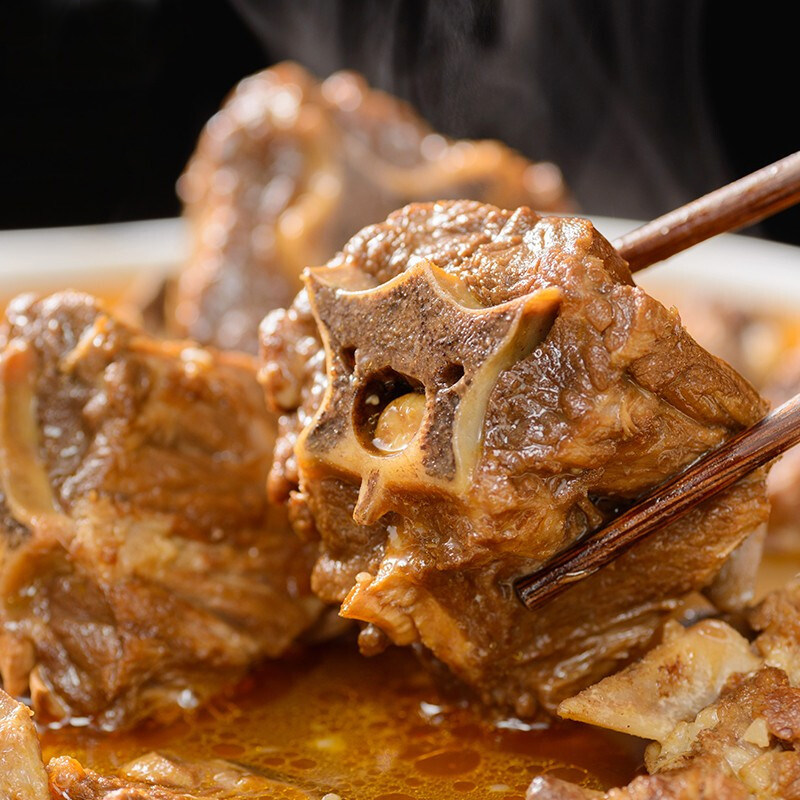 老北京羊蝎子新鲜羊肉加热即食火锅食材羊骨头品牌生鲜羊脊骨整箱