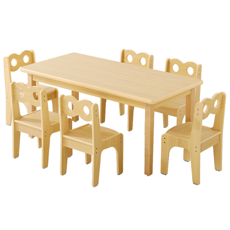 幼儿园实木儿童学习宝宝桌椅套装组合桌子椅子成套桌椅原婴童