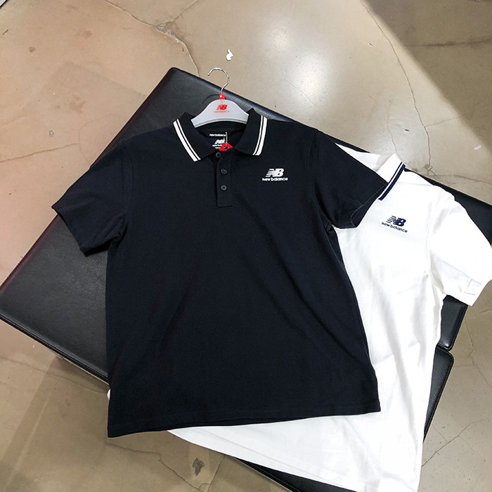 newbalancenb21男子翻领针织polo运动休闲短袖amt01983运动polo衫