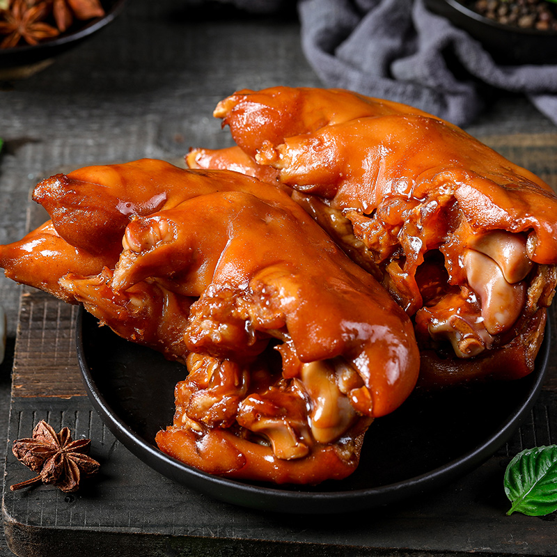过人香照烧大猪蹄熟食即食真空卤味猪脚400g生猪肉