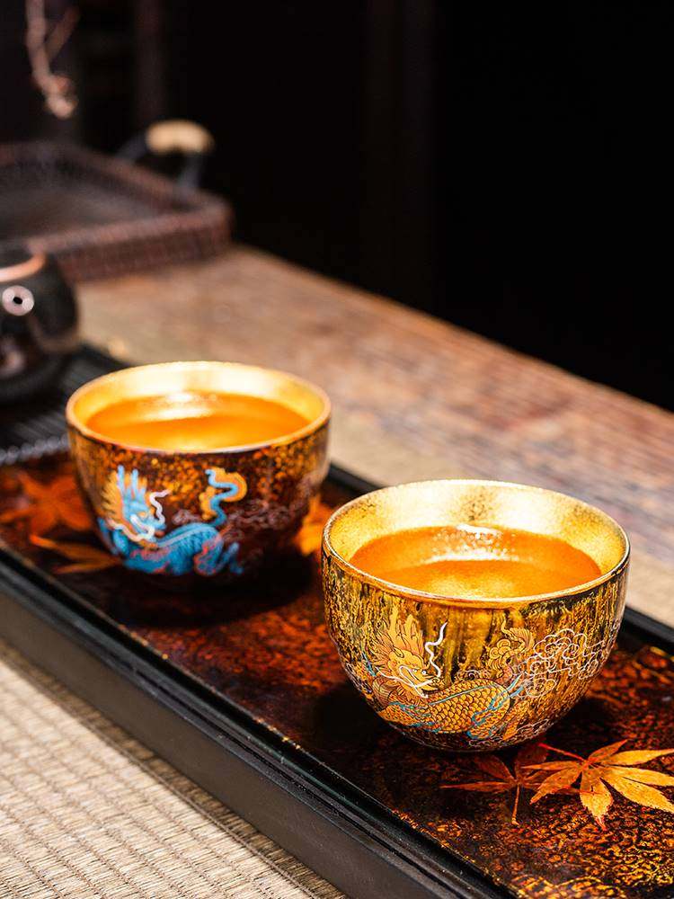 漆器茶具福州大漆手工手工制制作干湿两用茶盘茶盘