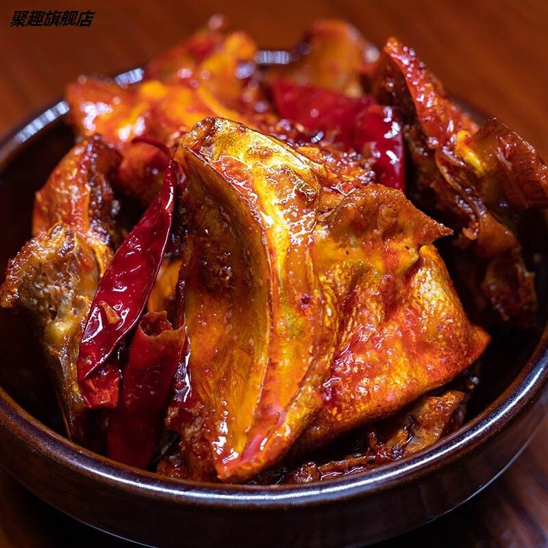 香辣鱼嘴下巴湖南特产特辣零食熟食休闲办公室即食鱼零食