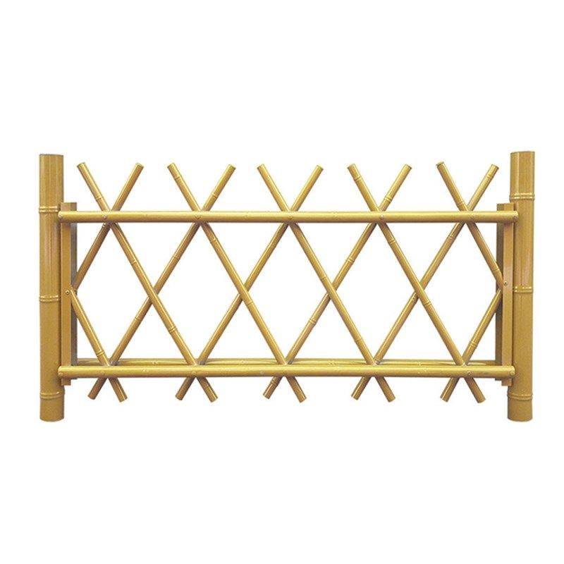 防隔护栏墙离栏庭院竹竹栅栏绿色琵琶仿真木竹不锈钢制品