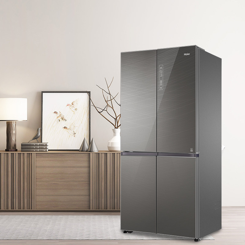 bcd 变频风冷十字对开门彩晶玻璃节能冰箱 469wdeu 海尔 haier