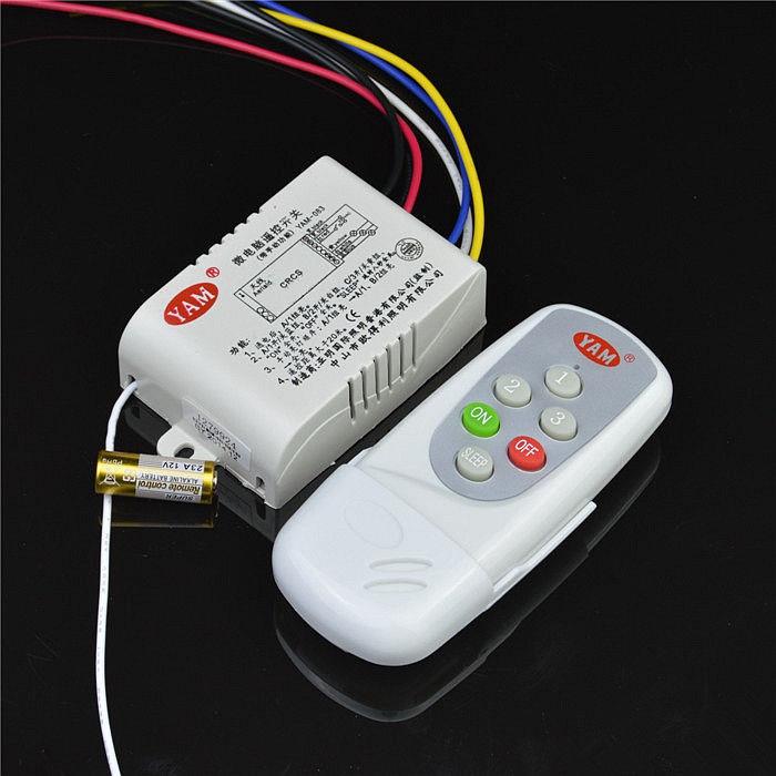 遥控开关三路新款微电脑遥控开关