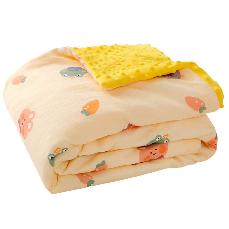 纱布纯棉棉宝宝被子夏季薄款儿童空调新生婴儿被子