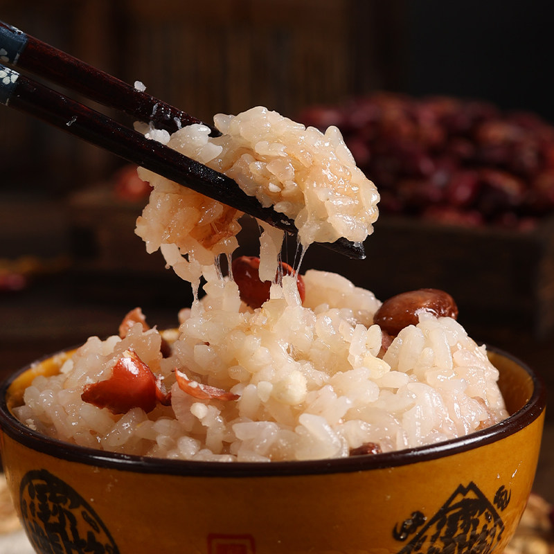 米饭东北速食芸豆糯米大黄软糯黏米方便黄米饭自热米饭